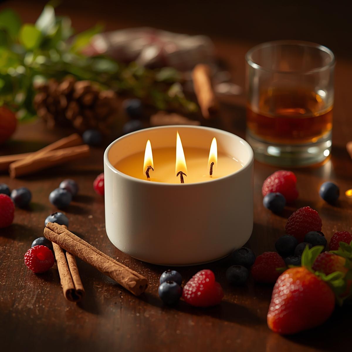 Wildberry Bourbon soy candle