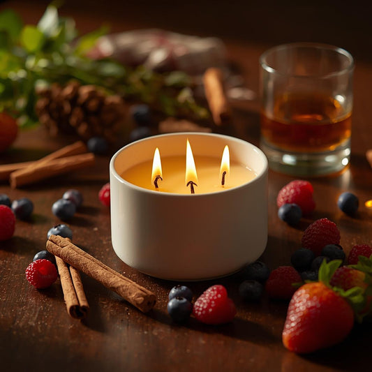 Wildberry Bourbon soy candle